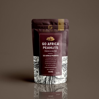 GoAfrica Roasted Peanuts - 8oz. bag